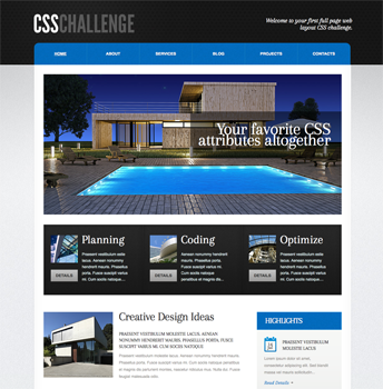 HTML, CSS, Mockup Conversion